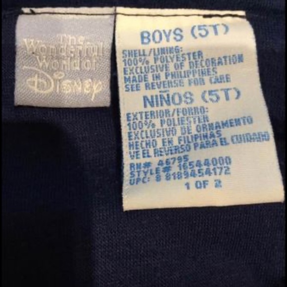 The Wonderful world disney Teddy Bear little boys 5T jacket. Spring fall - Picture 5 of 5